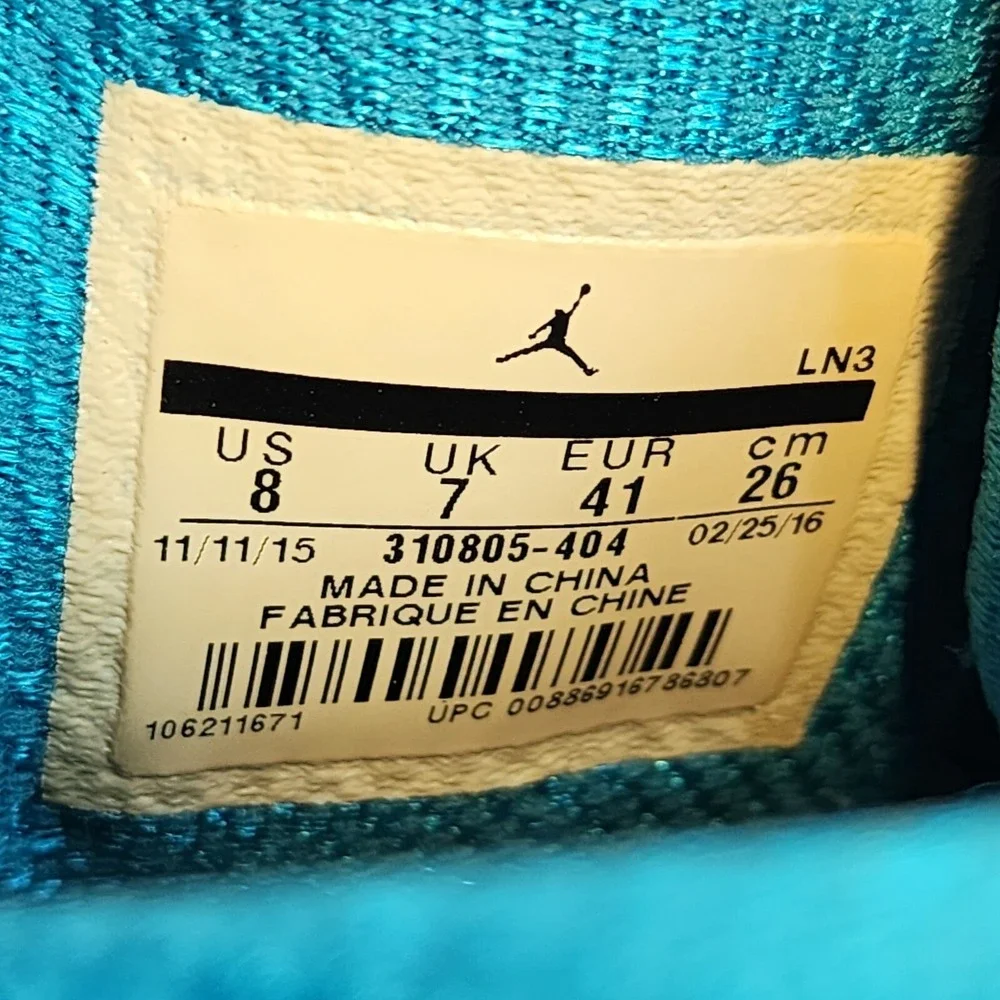 Mens Size 8 Nike Air Jordan 10 Retro Los Angeles 2016 310805-404